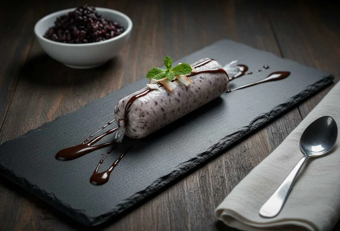 Resep Es Potong Jadul Bubur Ketan Hitam